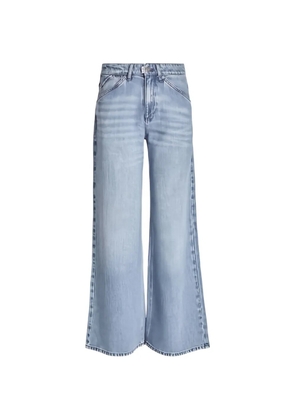PNTS wide-leg panelled jeans - Blue