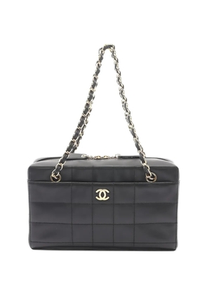 CHANEL Pre-Owned 2002-2003 Chocolate Bar leather shoulder bag - Black