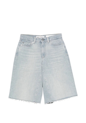 OUR LEGACY frayed-hem shorts - Blue