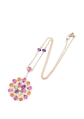 Bvlgari Pre-Owned 2010s Diva Dream diamond multi-stone necklace - Pink
