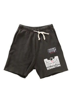 RRR123 Flag track shorts - Black