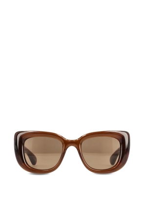Saint Laurent 903 Howl log-detail sunglasses - Brown