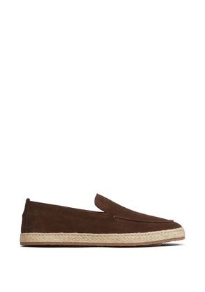 Henderson Baracco suede loafers - Brown