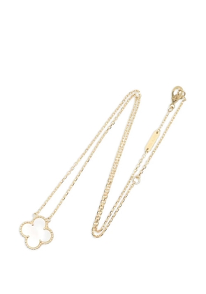 Van Cleef & Arpels Pre-Owned 18k yellow gold Alhambra pendant necklace