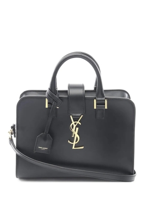 Saint Laurent Pre-Owned 2010s baby Cabas two-way tote bag - Black