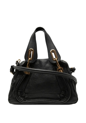 Chloé Pre-Owned 2012 Small Pebbled Leather Paraty satchel - Black