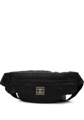 CHANEL Pre-Owned 2002-2003 Nylon CC Sport Line belt bag - Black