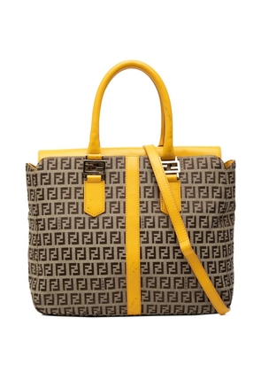 Fendi Pre-Owned 2010-2025 Zucchino Canvas satchel - Brown