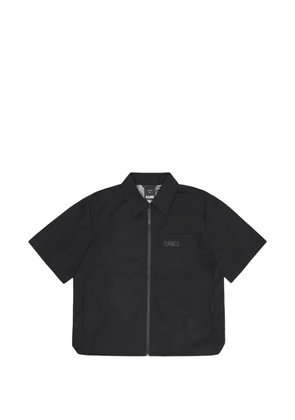 Rains zip-up short-sleeve shirt - Black