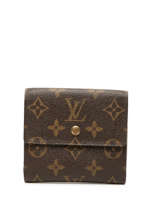 Louis Vuitton Pre-Owned 2002 Monogram Portefuille Elise Trifold Wallet small wallets - Brown