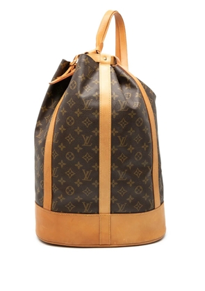 Louis Vuitton Pre-Owned 1990 Monogram Randonnee GM backpack - Brown