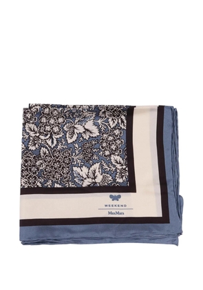 Weekend Max Mara WkaOnesto floral-print scarf - Blue