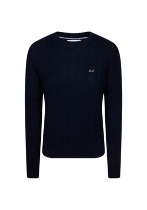 Sun68 cable-knit sweater - Blue