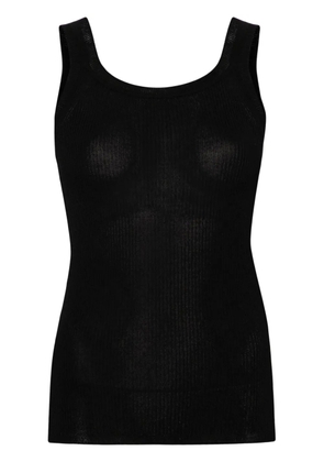 Max Mara fine-ribbed tank top - Black