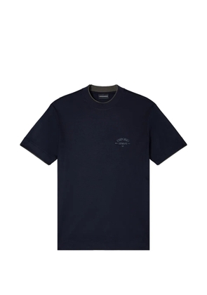 Emporio Armani logo-detail T-shirt - Blue