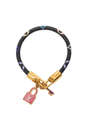 Louis Vuitton Pre-Owned 2012 Monogram Multicolore Luck It Bracelet costume bracelet - Black
