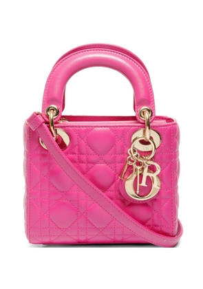 Christian Dior Pre-Owned 2014 mini Lady Dior leather tote bag - Pink