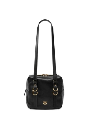 PINKO logo-plaque shoulder bag - Black