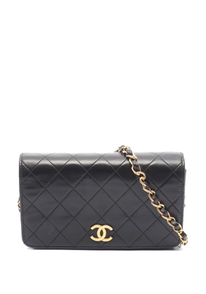 CHANEL Pre-Owned 1997-1999 mini Matelasse chain shoulder bag - Black