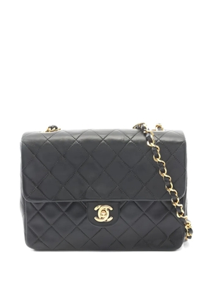 CHANEL Pre-Owned 1991-1994 mini Matelasse 20 shoulder bag - Black