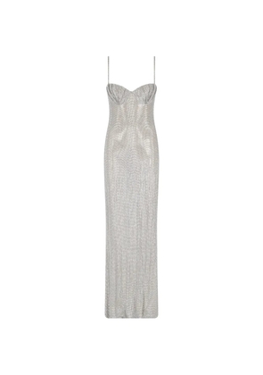Giuseppe Di Morabito crystal embellishment dress - Grey