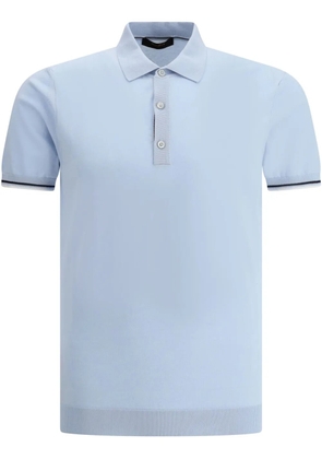 Moorer piqué polo shirt - Blue