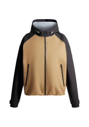 Fusalp Syarane zip-up hooded two-tone jacket - Neutrals