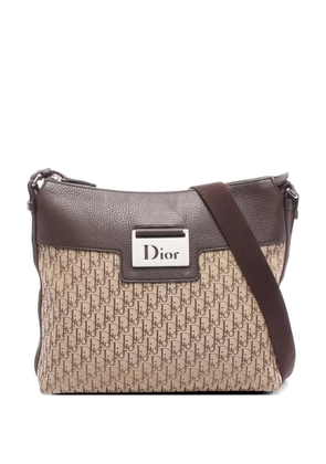 Christian Dior Pre-Owned 2000s Trotter canvas shoulder bag - Neutrals