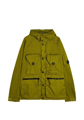 C.P. Company Panama-R button hooded jacket - Green
