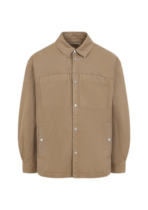 MORDECAI flap pocket stripe back shirt - Neutrals