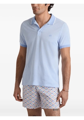 Vilebrequin embroidered turtle polo shirt - Blue
