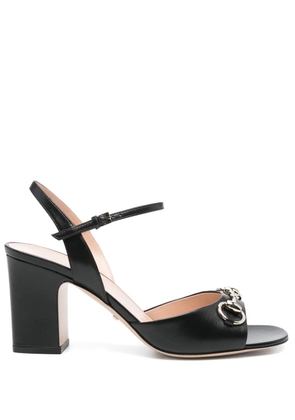 Gucci 75mm Horsebit sandals - Black