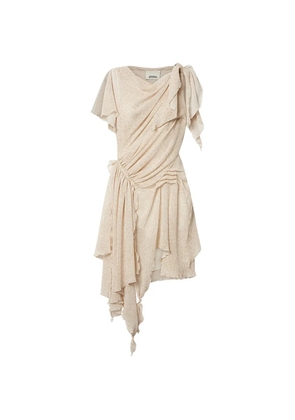 ISABEL MARANT Trysha ruffled mini dress - Neutrals