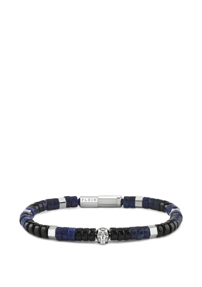 Philipp Plein beaded logo-detail bracelet - Silver