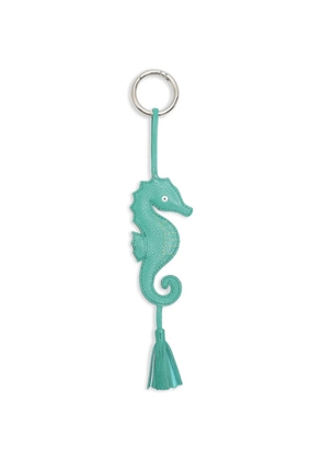 Sarah Chofakian Seahorse keyring - Green