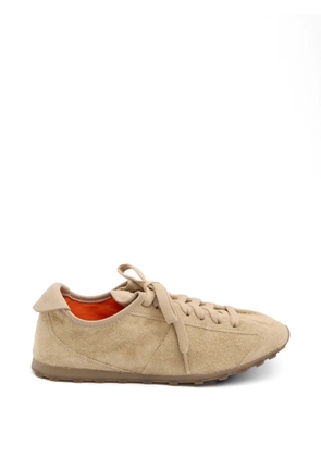 Jacquemus suede lace-up sneakers - Neutrals