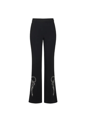 Cinq A Sept Cascading ribbon trousers - Black