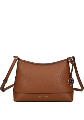 Michael Michael Kors logo charm cross body bag - Brown
