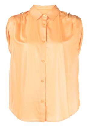 DKNY shoulder roll-tab blouse - Orange