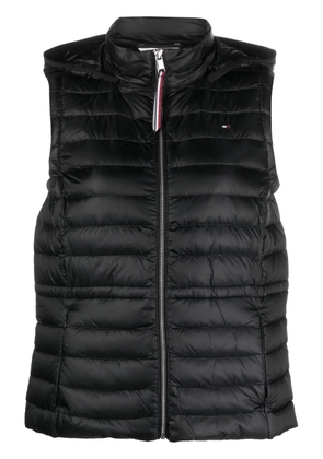 Tommy Hilfiger zip-up padded gilet - Black