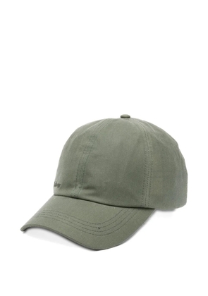 Barbour Wax logo-embroidered baseball cap - Green