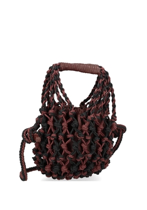 Alysi Net leather bag - Brown