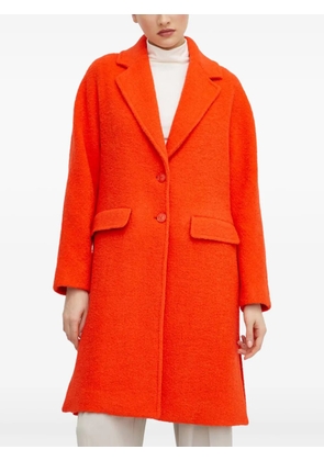 Patrizia Pepe buttoned flap pocket coat - Orange
