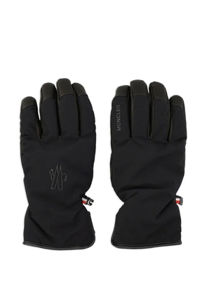 Moncler Grenoble logo gloves - Black