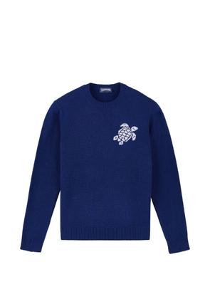 Vilebrequin turtle jacquard sweater - Blue