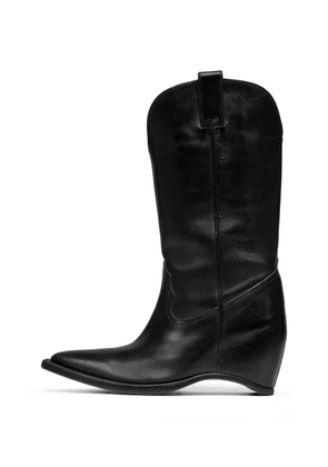 Maison Margiela pointed high boots - Black