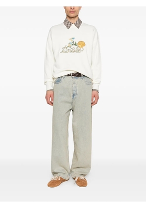 Drôle De Monsieur Maille Drôle Shell sweater - White