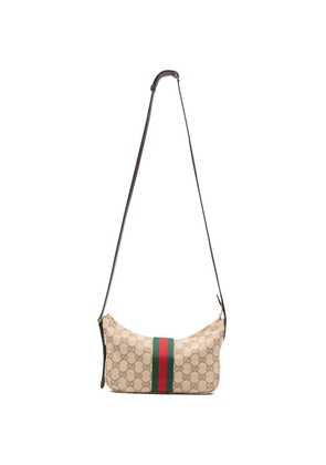 Gucci small Lunetta gg-motif shoulder bag - Neutrals
