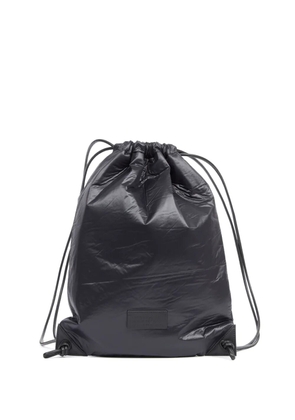 MM6 Maison Margiela drawstring faux-leather backpack - Black