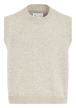 Maison Margiela Shetland wool vest - Neutrals